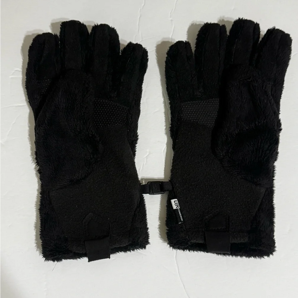 The North Face Gloves I Fleece Lines I Black & Teal I Size M